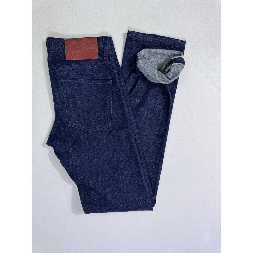 Naked & Famous Skinny Guy Jeans 31x36 Multicolor Fill Selvedge Denim Blue Canada